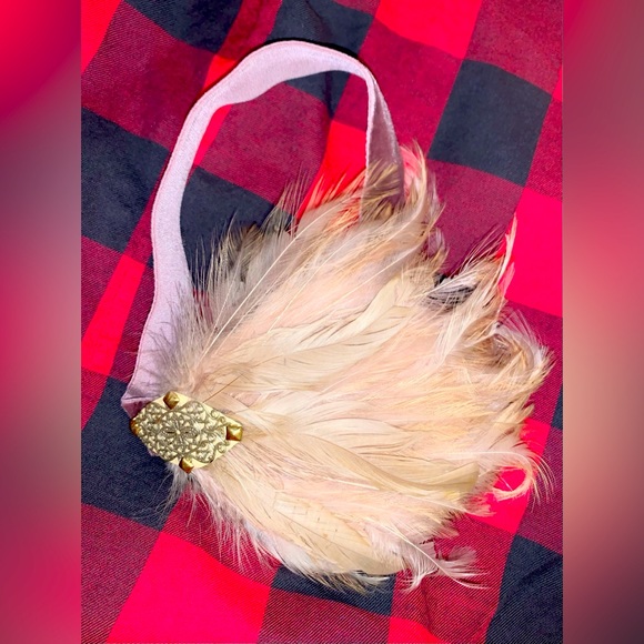Bedford Falls New Orleans custom flapper style Headwear  feather headband - Picture 4 of 11
